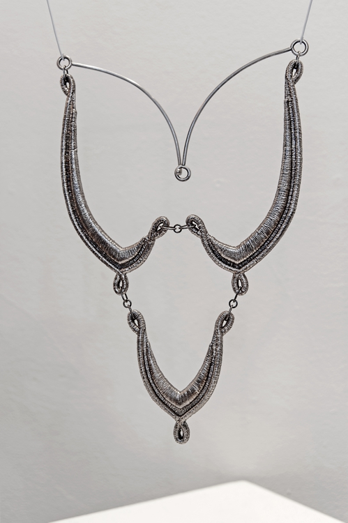 Embroidered Necklace by Jaclyn Hale